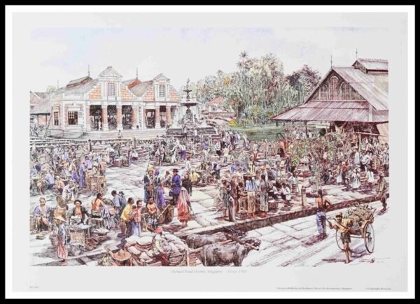 SH 1855C Orchard Road Market 7×5 Mini Print – Fan S.H.