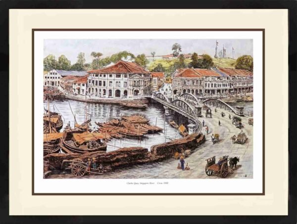 DA SH 1804 Clarke Quay, Singapore River Circa. 1900