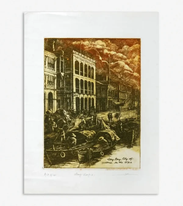 HK016/Etch/wRW HK Victoria 1970